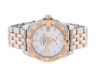 Breitling Galactic C3733012/A725 Rose gold and Stainless steel White