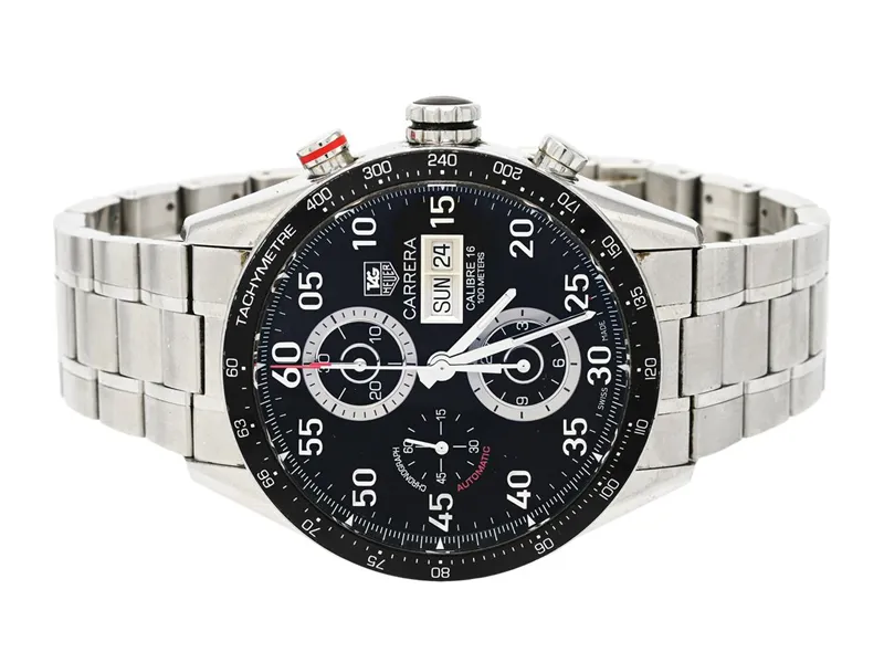 TAG Heuer Carrera CV2A10.BA0796 43mm Stainless steel Black