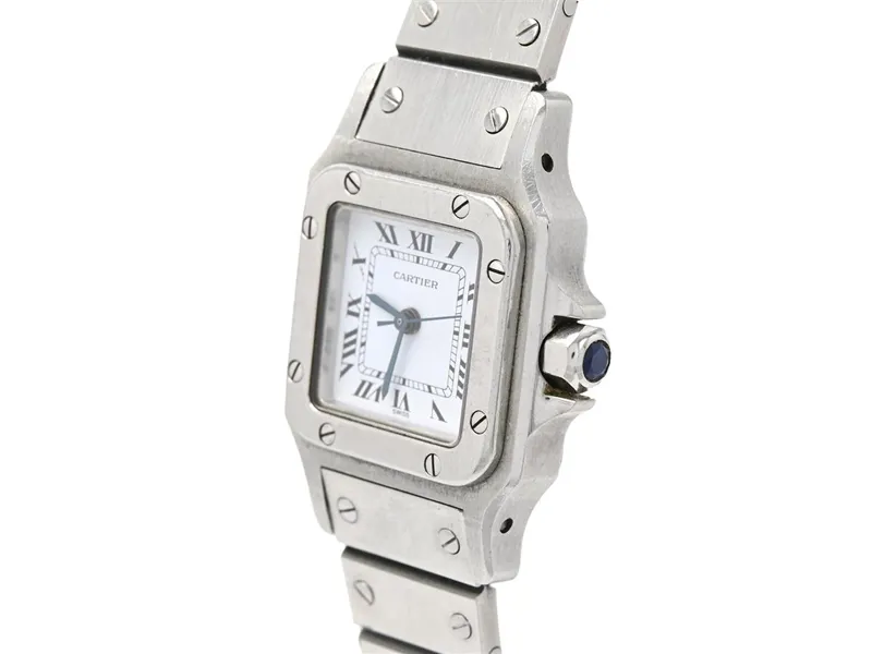 Cartier Santos Galbée 1085 23.5mm Yellow gold and Stainless steel 1