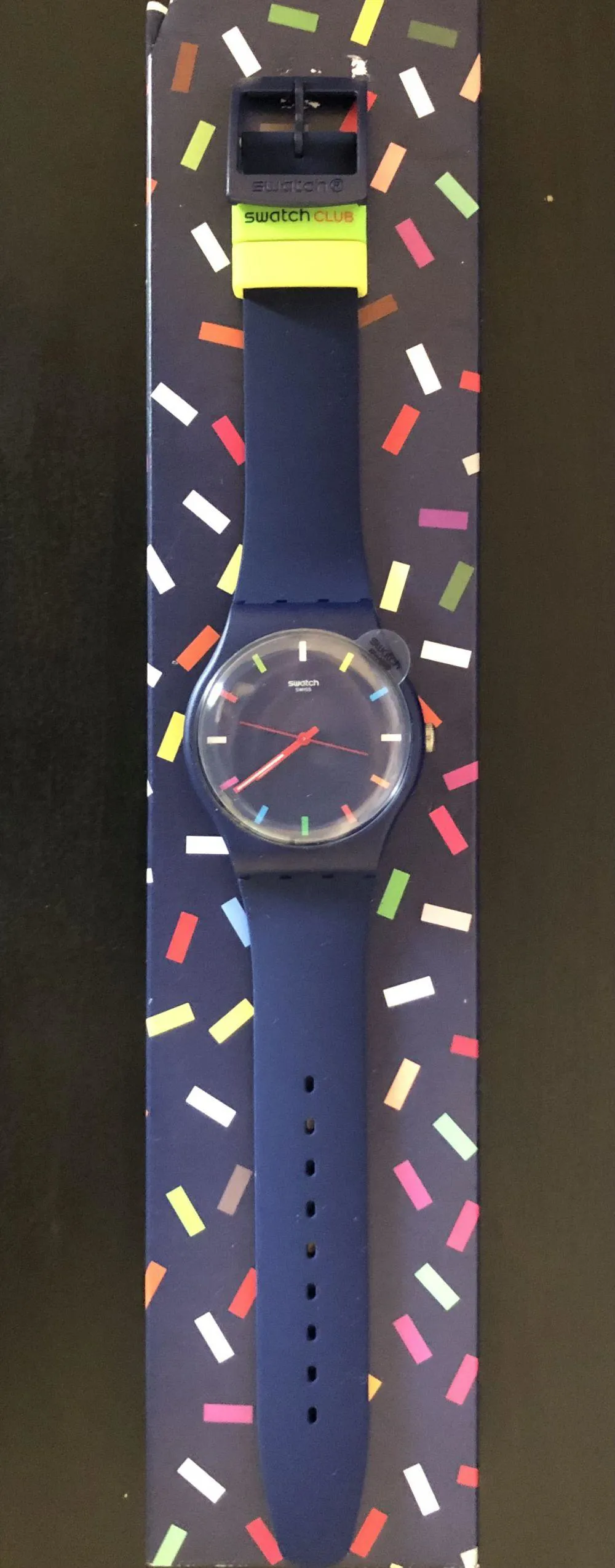 Swatch Plastic Blue