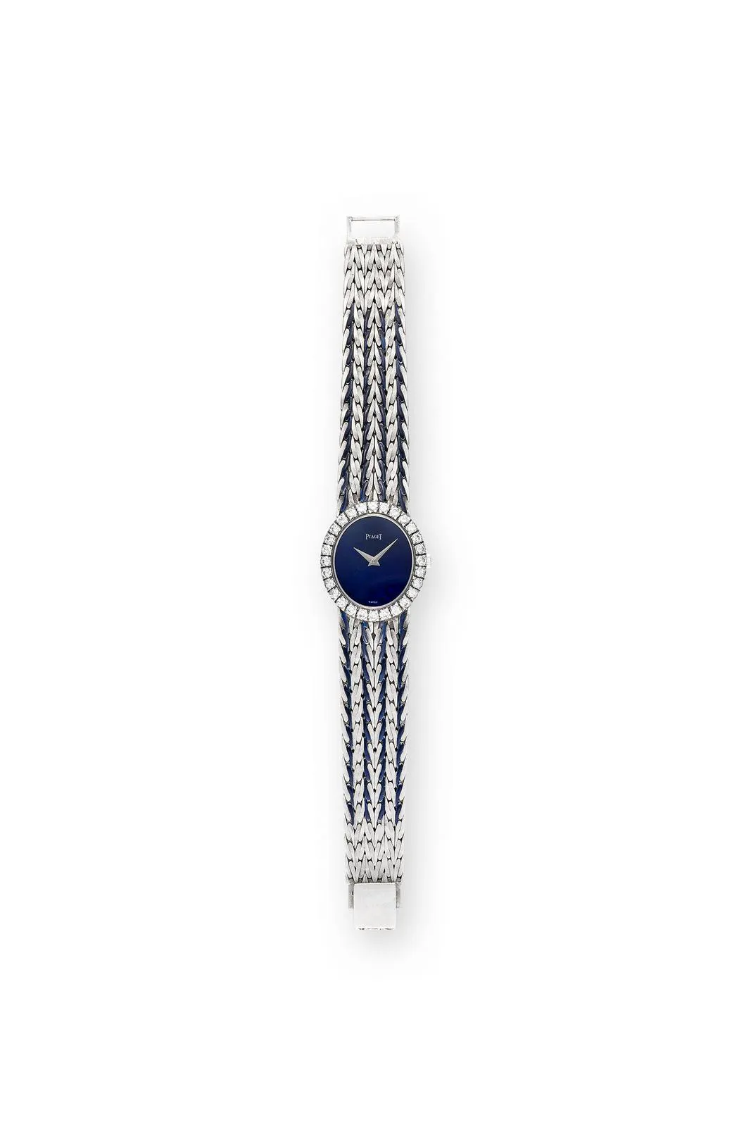 Piaget 9814 E43 24mm White gold and Diamond Lapis lazuli 2