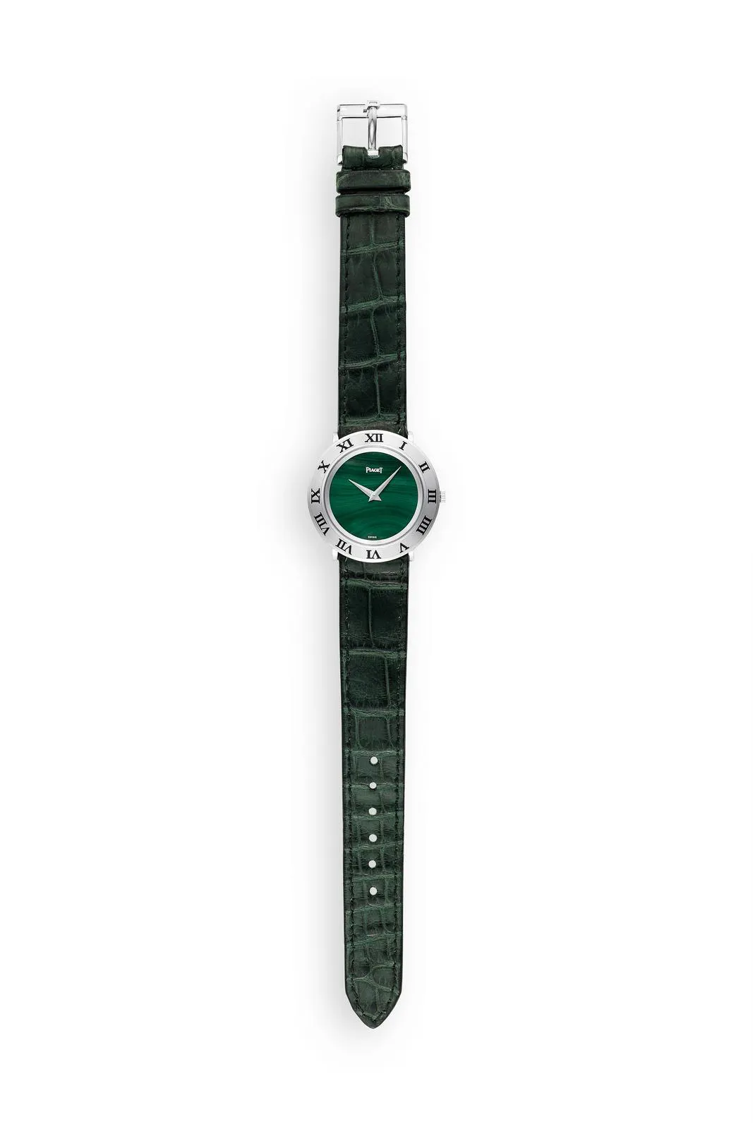 Piaget 9118 30mm White gold Malachite 1