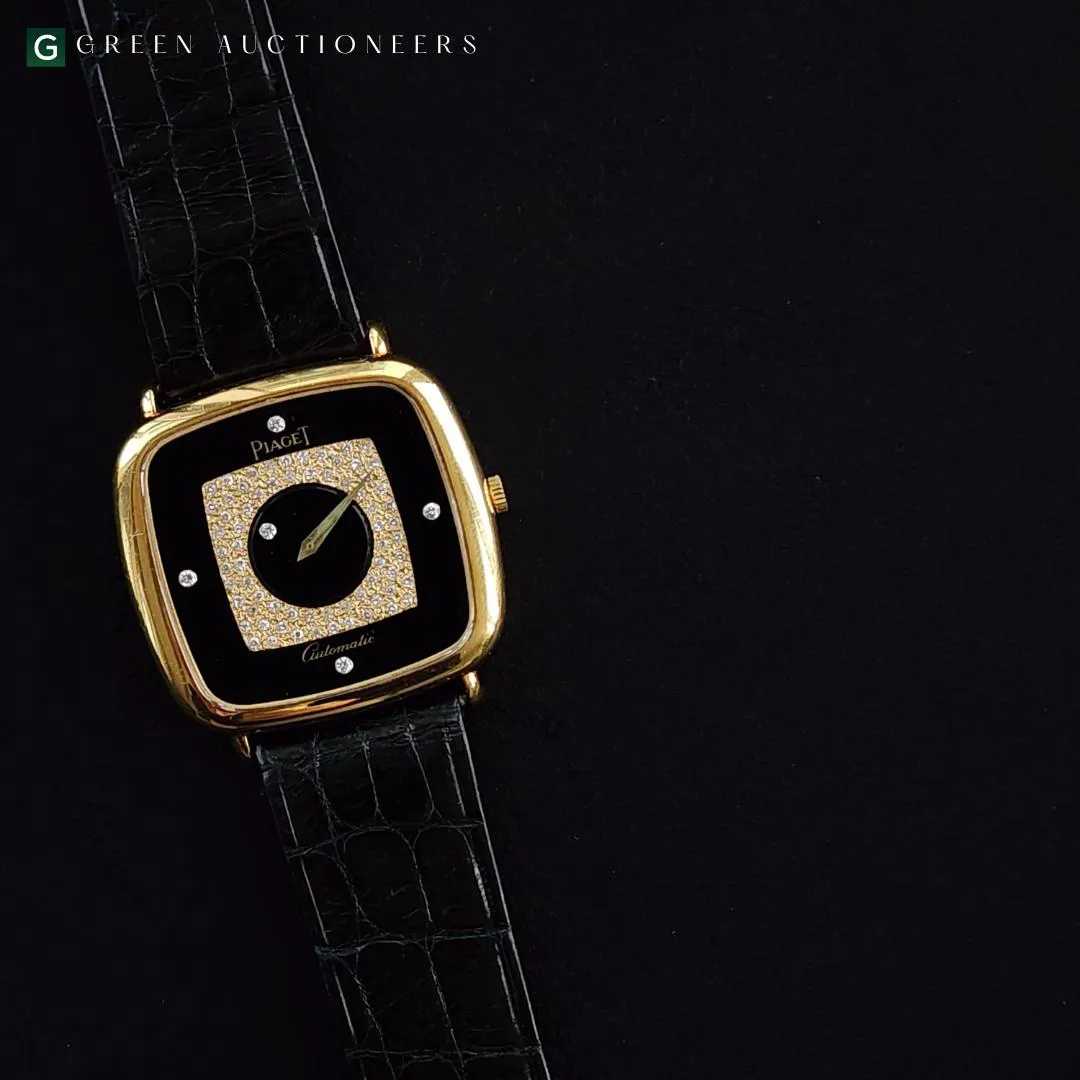 Piaget 12773 31.5mm Yellow gold Onyx and Diamond-set 2