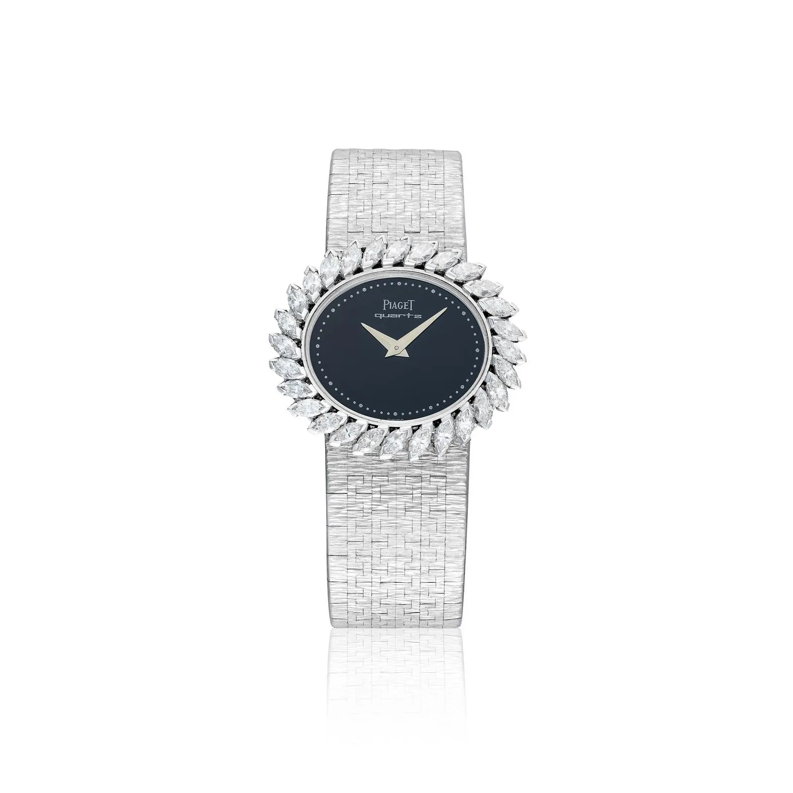 Piaget 7329A6 30mm White gold and Diamond Onyx 1