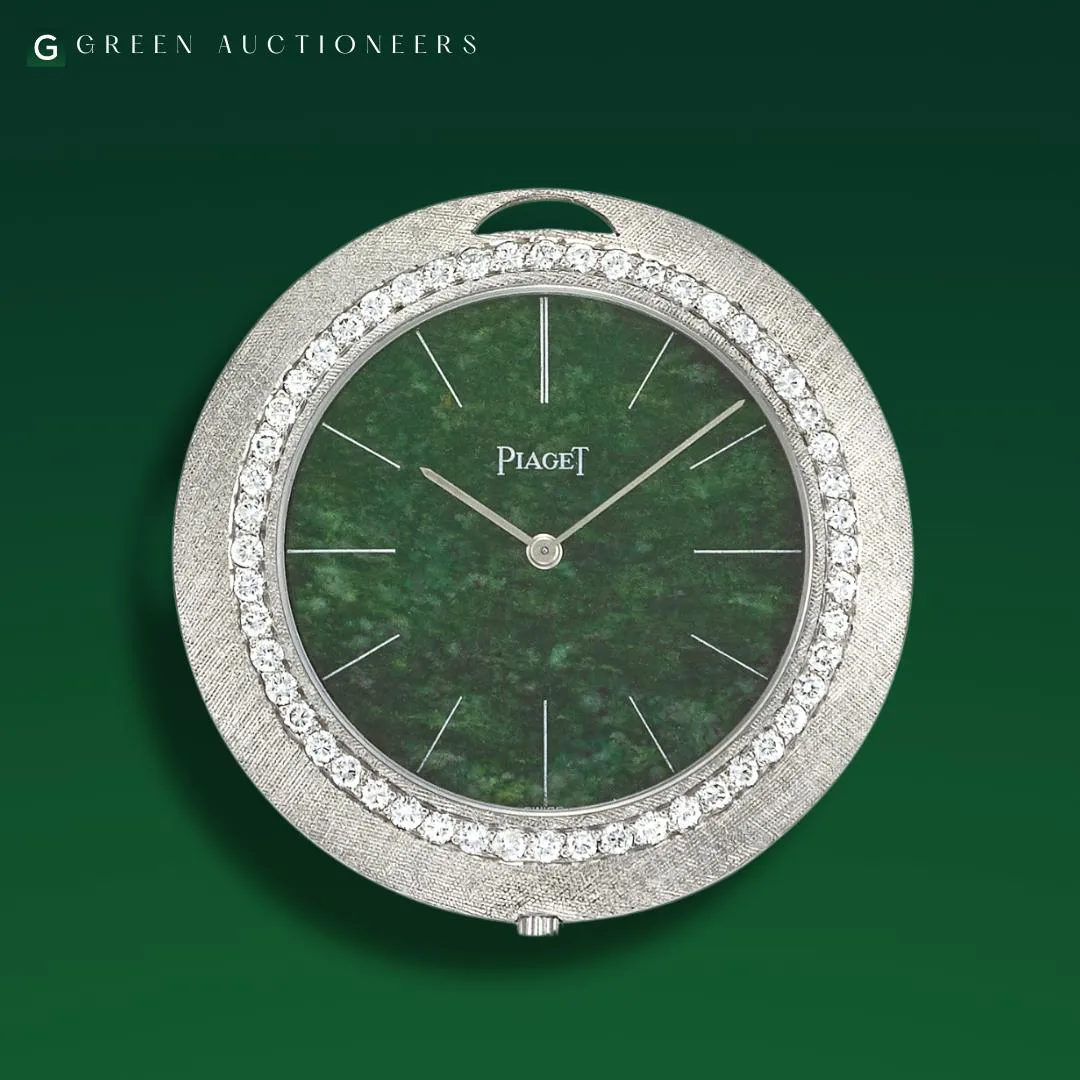 Piaget 42mm White gold and Diamond Nephrite