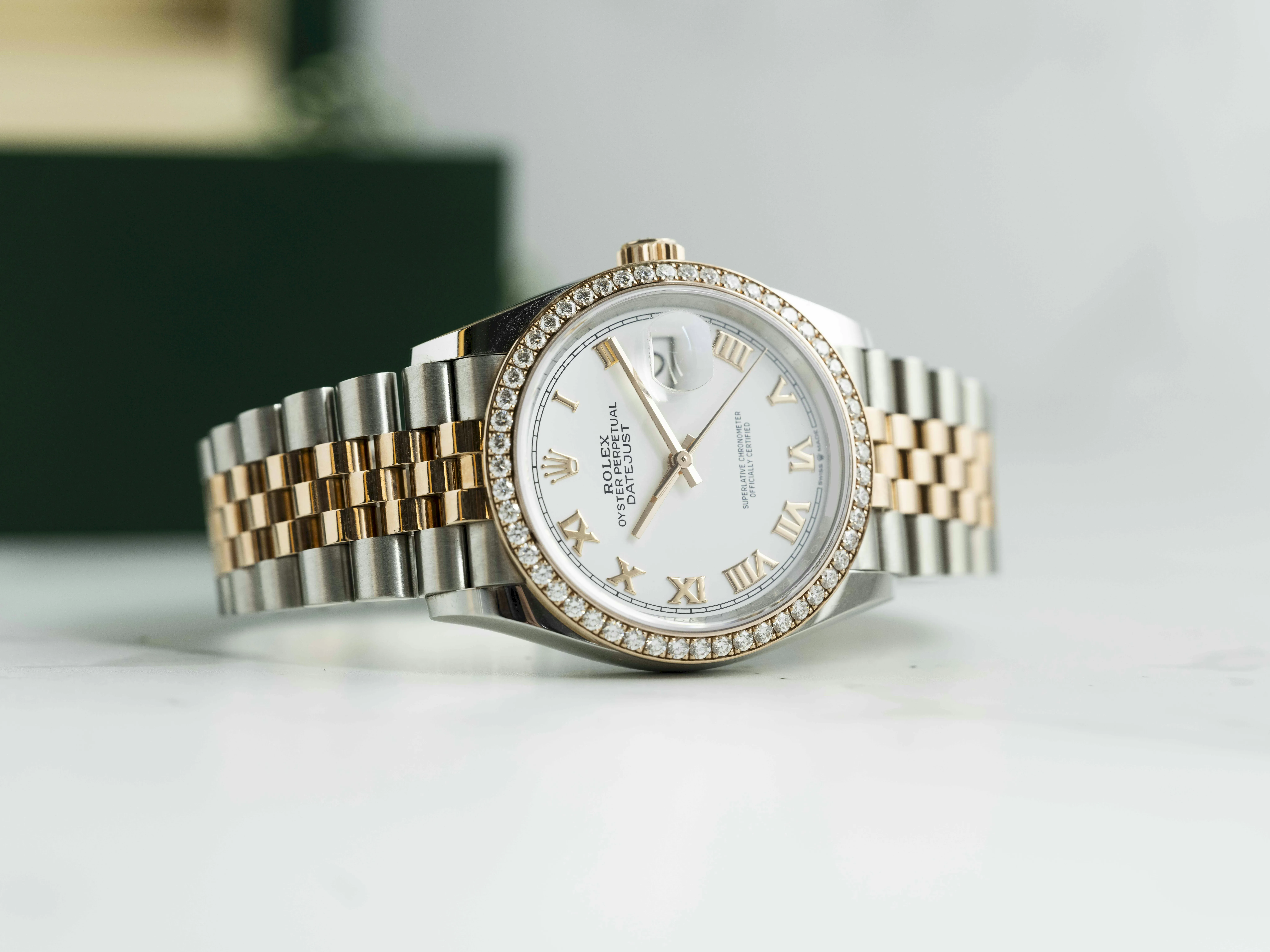 Rolex Datejust 36 126281RBR 36mm Stainless steel and rose gold White