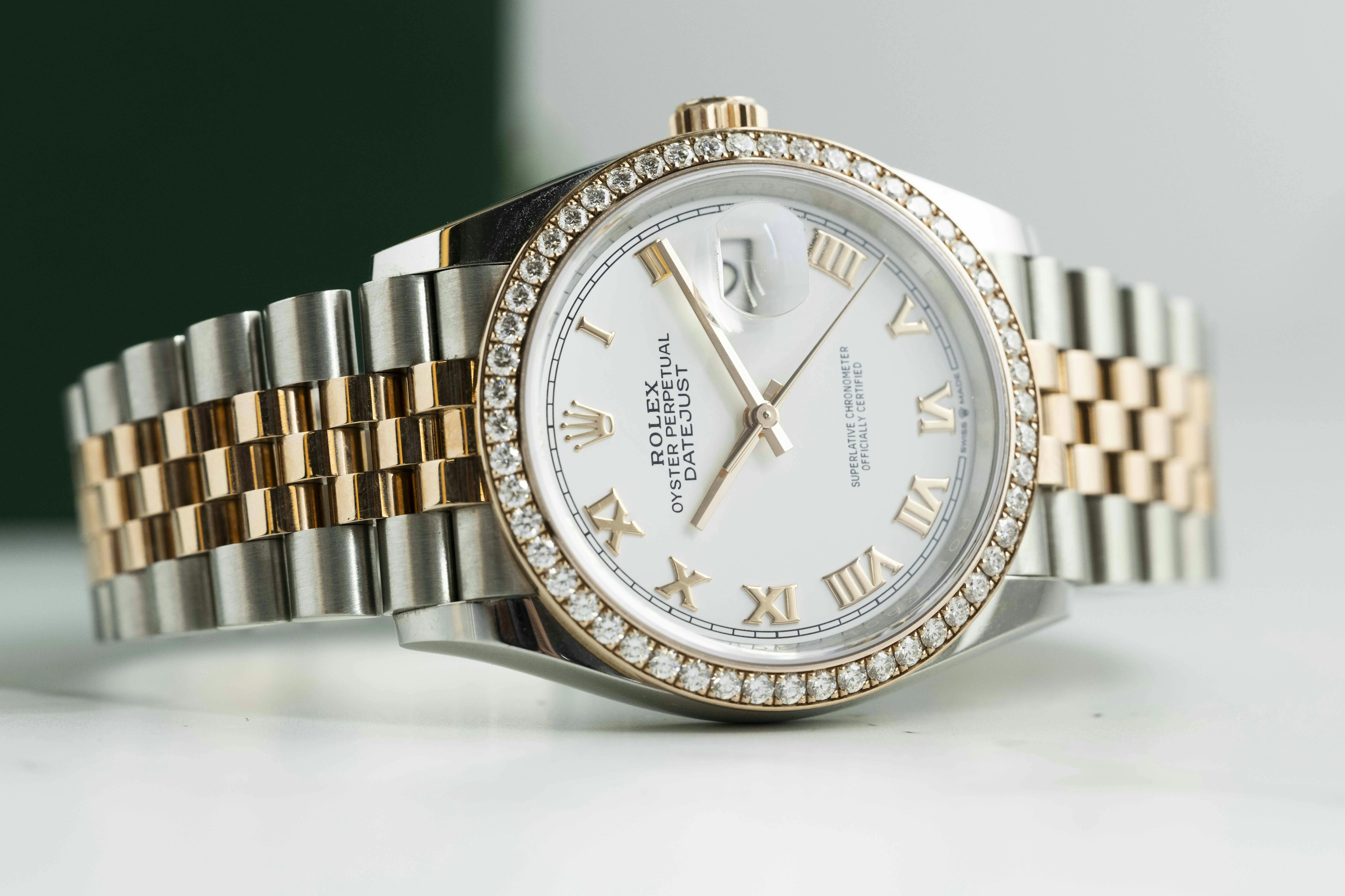 Rolex Datejust 36 126281RBR 36mm Stainless steel and rose gold White 1