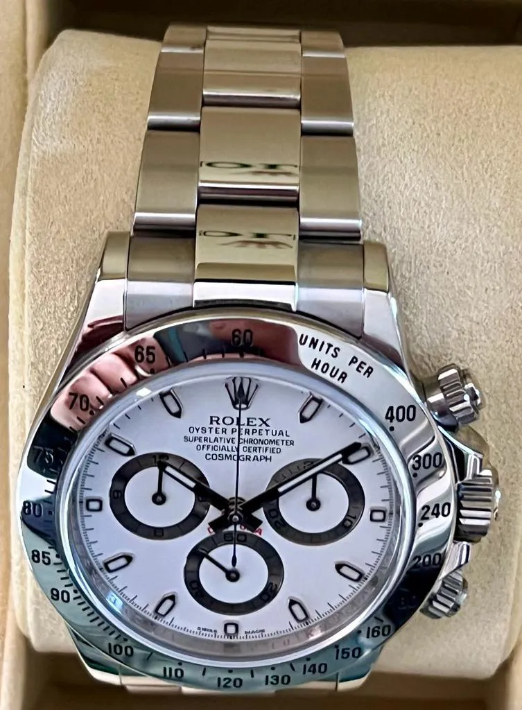 Rolex Daytona 116520 APH 40mm Stainless steel White 1