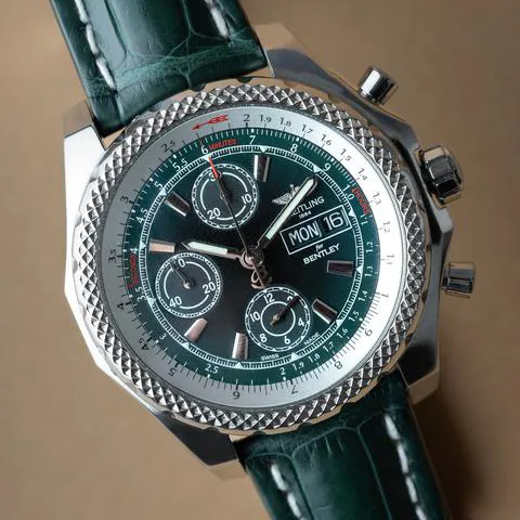 Breitling Bentley A25362 48mm Stainless steel Green 4