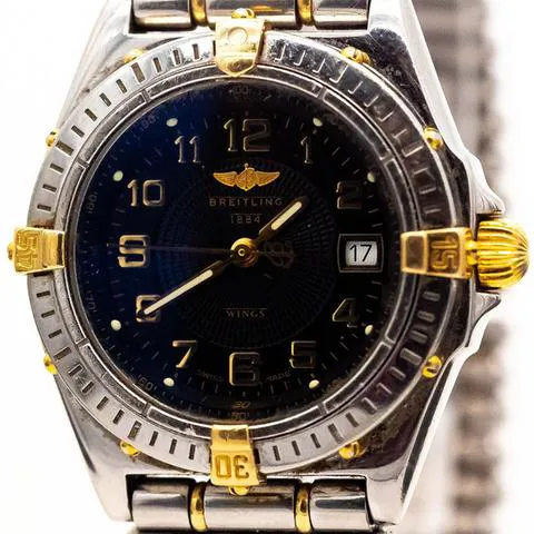 Breitling Windrider B67350 31mm Yellow gold and stainless steel Black