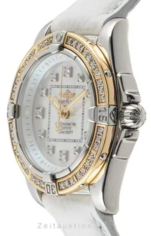 Breitling Cockpit D71356 32mm Yellow gold and Stainless steel Mother-of-pearl 3