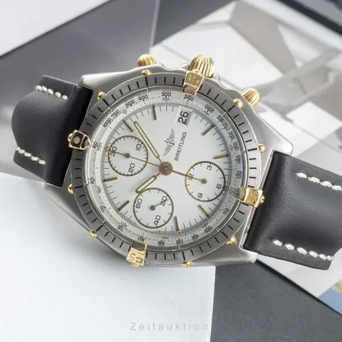 Breitling Chronomat 81950 39mm Yellow gold and stainless steel White 1