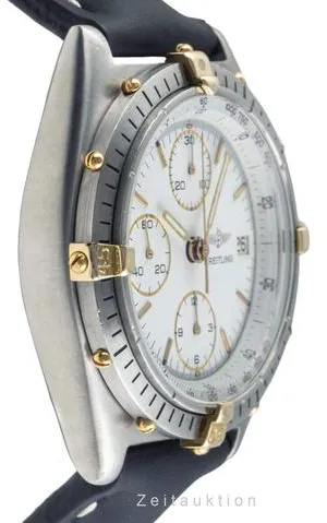 Breitling Chronomat 81950 39mm Yellow gold and stainless steel White 4