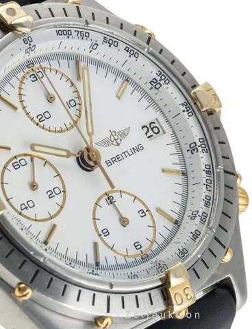 Breitling Chronomat 81950 39mm Yellow gold and stainless steel White 10