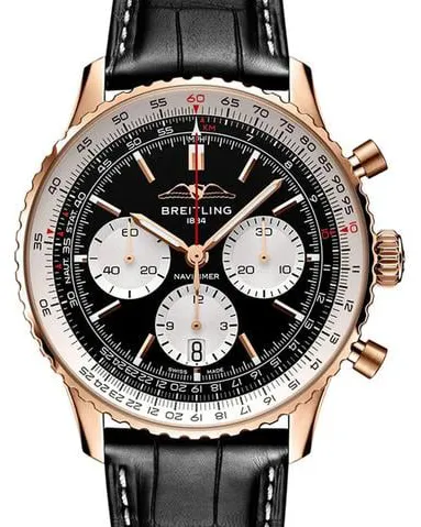 Breitling Navitimer RB0138211B1P1 43mm Rose gold Black