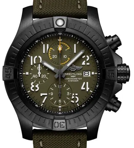 Breitling Avenger V13317101L1X1 45mm Stainless steel Green