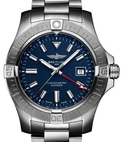 Breitling Avenger A32395101C1A1 45mm Stainless steel Blue