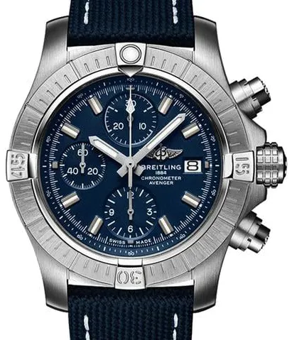 Breitling Avenger A13385101C1X1 43mm Stainless steel Blue