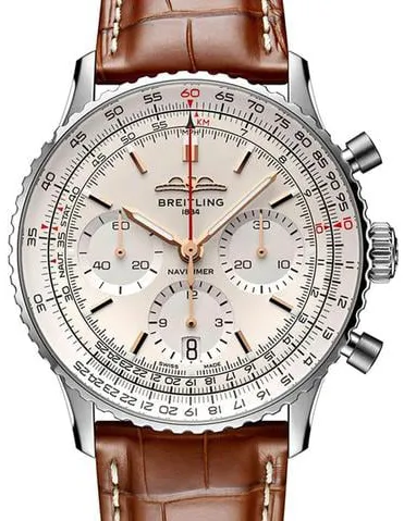 Breitling Navitimer AB0139211G1P1 41mm Stainless steel Silver