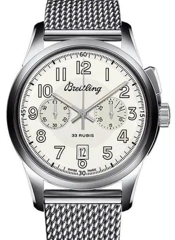 Breitling Transocean Chronograph 1915 AB141112/G799/743P 43mm Stainless steel Silver
