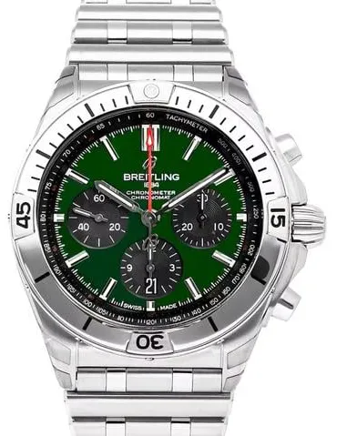 Breitling Chronomat AB0134101L1A1 42mm Stainless steel Green