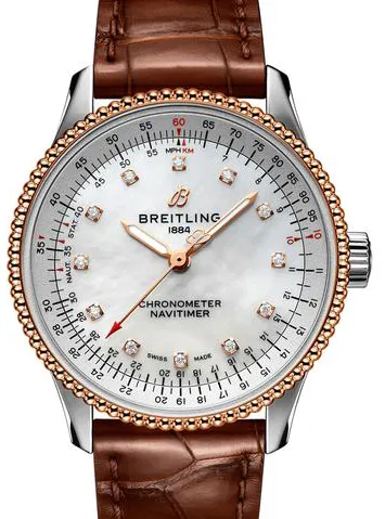 Breitling Navitimer U17395211A1P1 35mm Stainless steel White