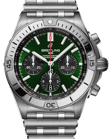 Breitling Chronomat AB01343A1L1A1 42mm Stainless steel Green
