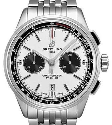 Breitling Premier AB0118221G1A1 42mm Stainless steel Silver