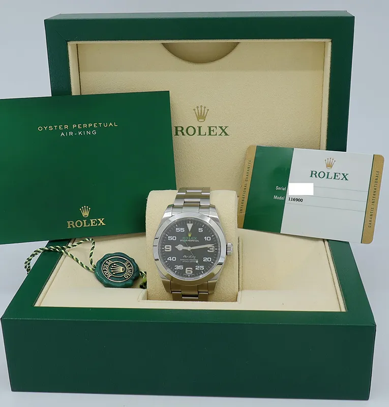 Rolex Air King 116900 40mm Stainless steel Black 6