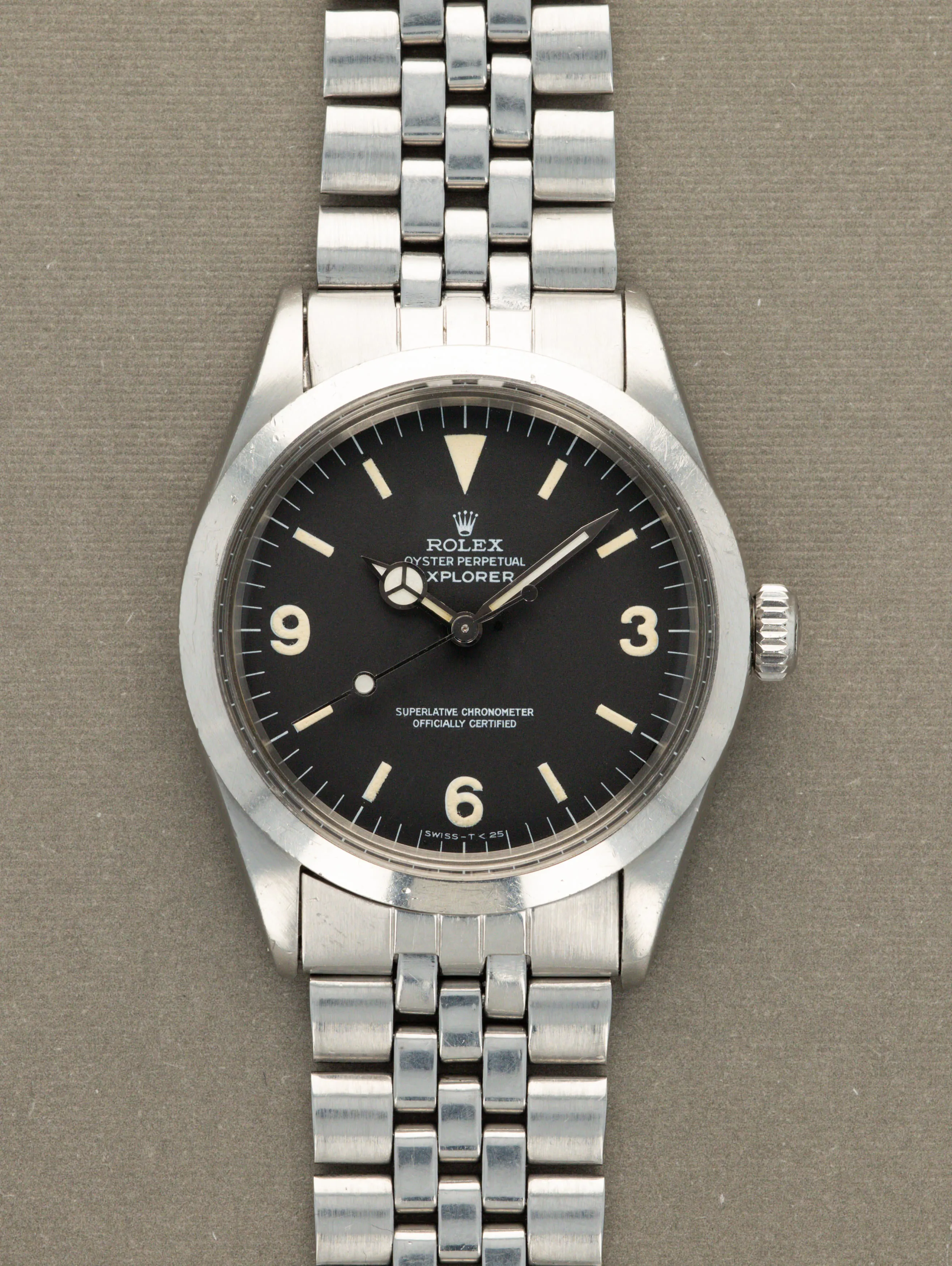 Rolex Explorer I 36mm Stainless steel Gilt