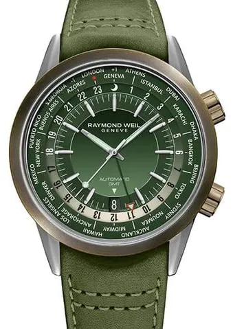 Raymond Weil Freelancer 2765-SBC-52001 41mm Bronze Green