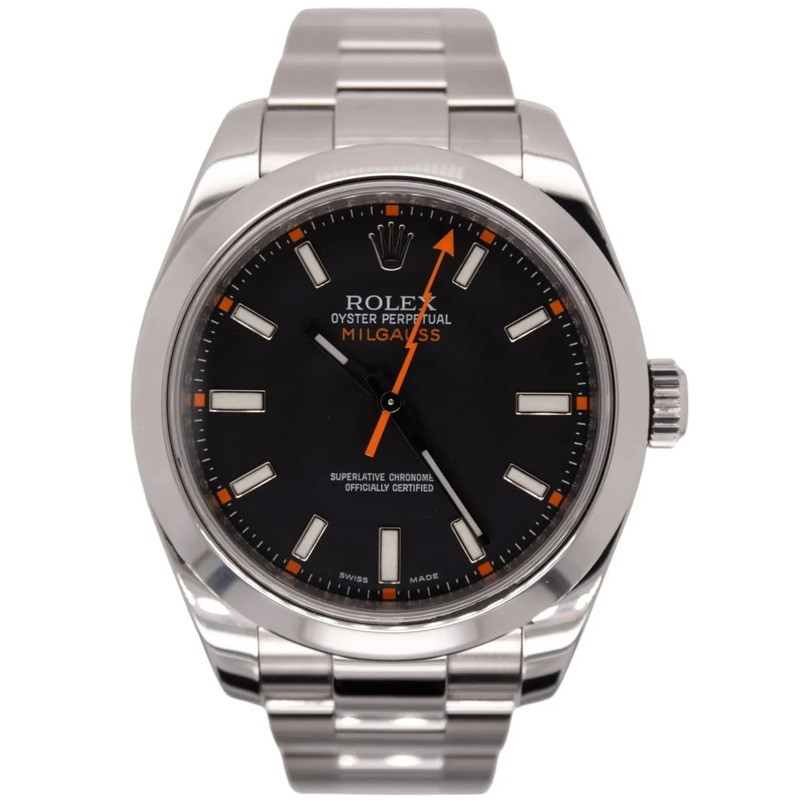 Rolex Milgauss 116400-0001 40mm Stainless steel Black