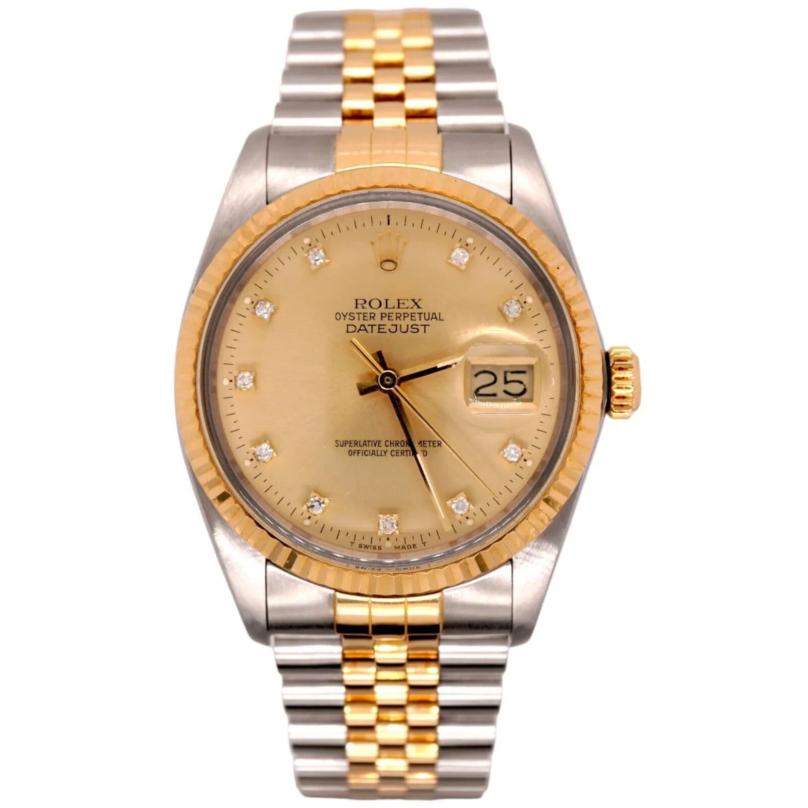 Rolex Datejust 16013 36mm Two-tone Champagne
