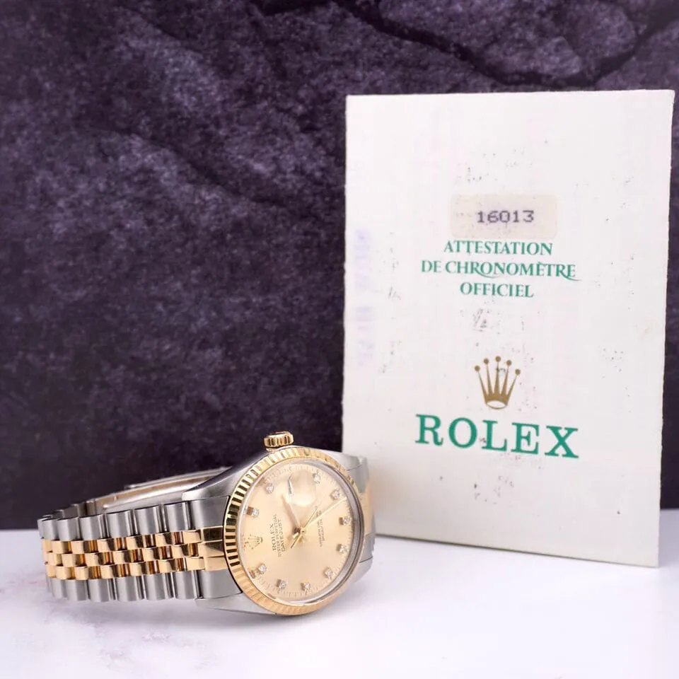 Rolex Datejust 16013 36mm Two-tone Champagne 7