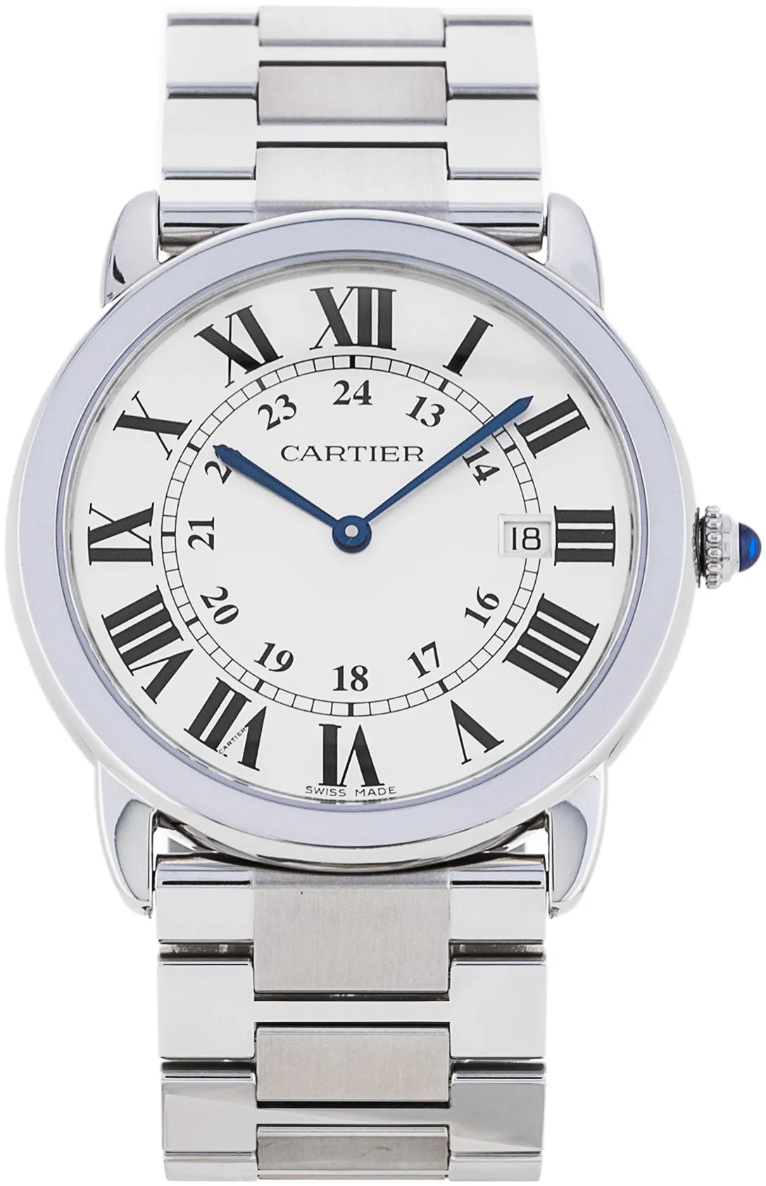 Cartier Ronde de Cartier W6701005 36mm Stainless steel Silver Roman Numeral