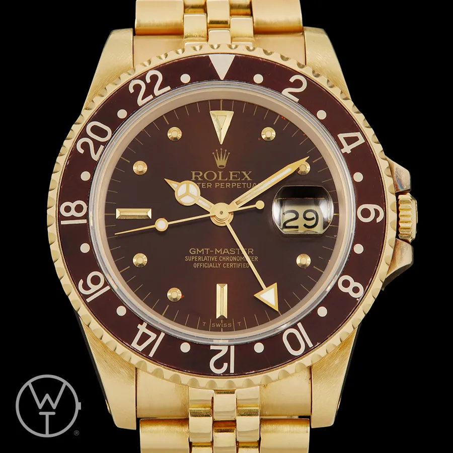 Rolex GMT-Master 16758 40mm Yellow gold