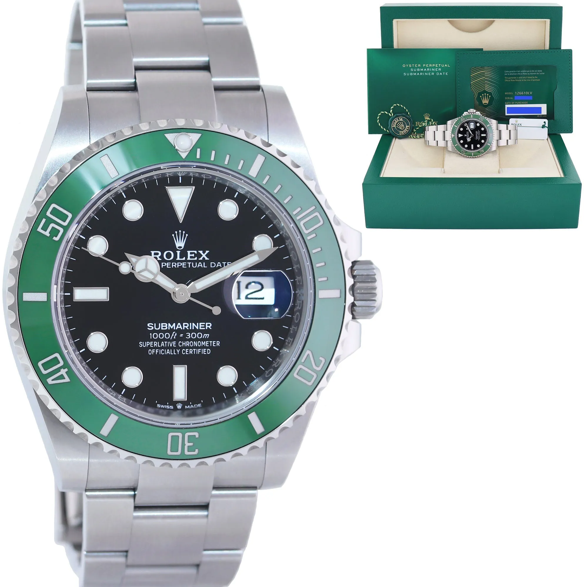 Rolex Submariner 126610LV 41mm Stainless steel Black