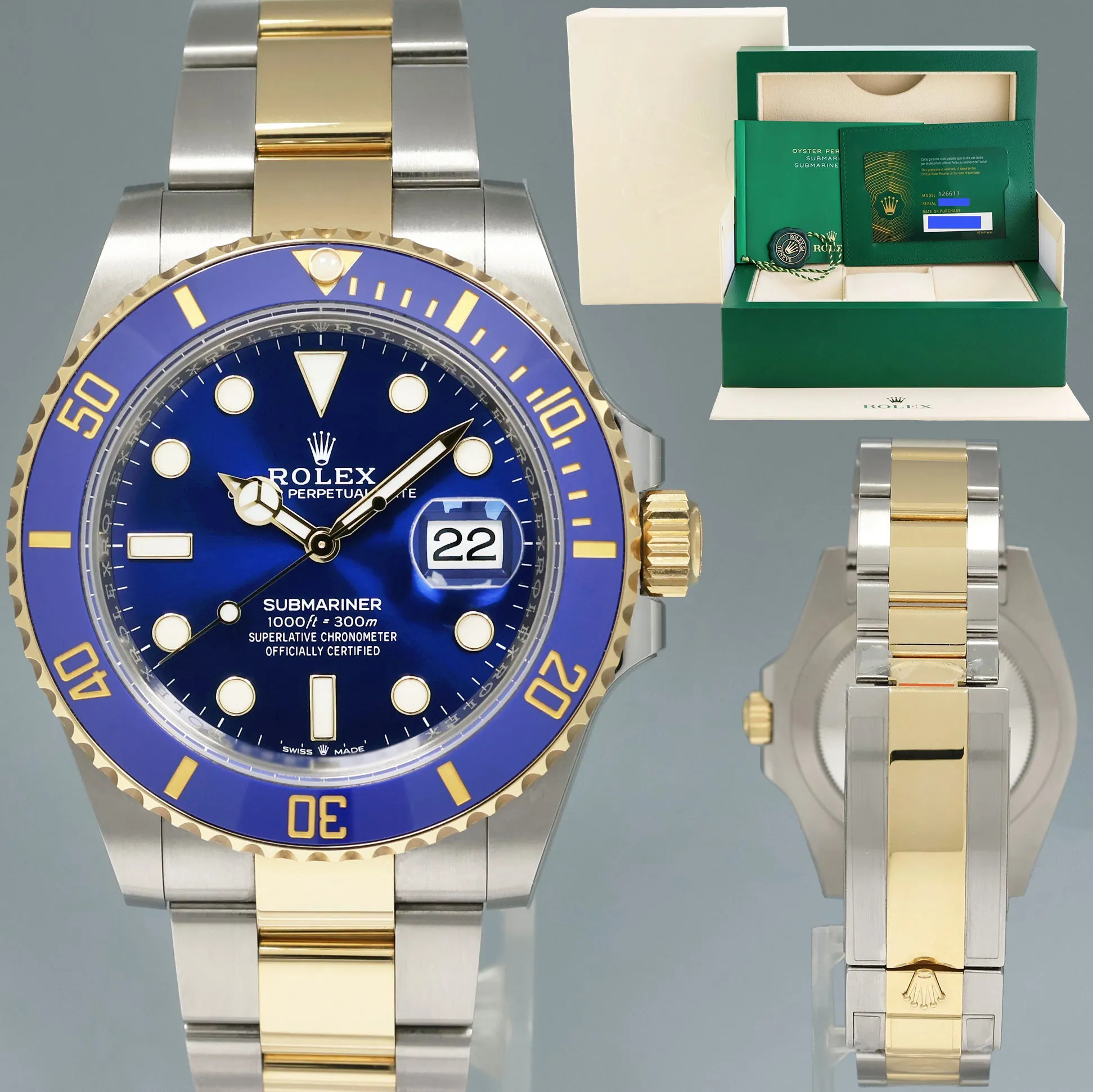 Rolex Submariner 126613LB 41mm Stainless steel Blue