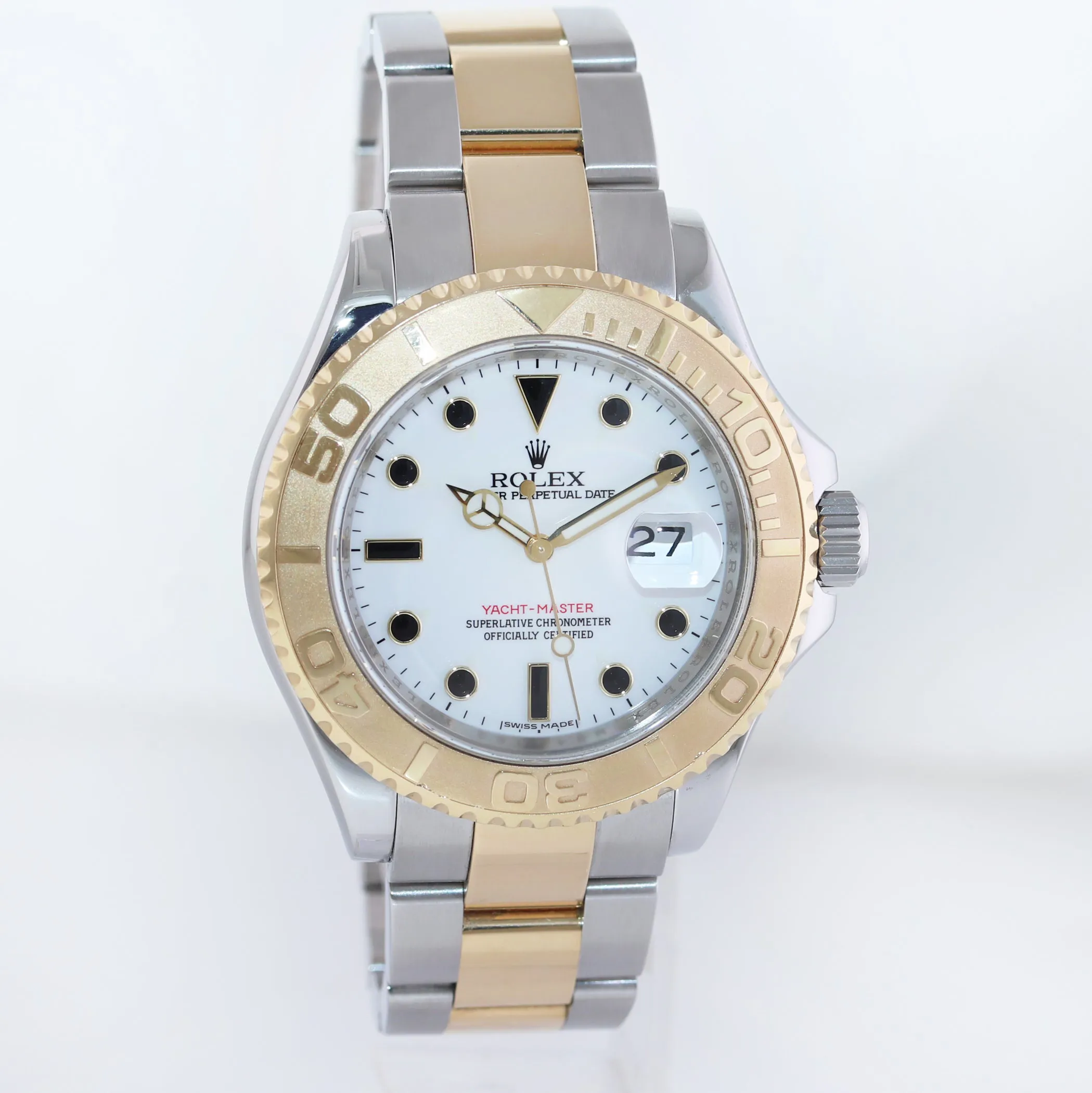 Rolex Yacht-Master 40 16623 40mm Yellow gold and stainless steel White 2