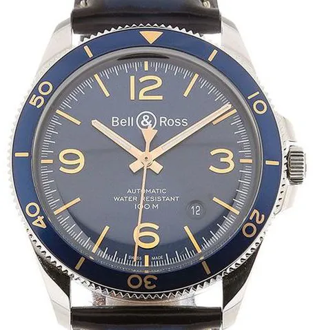 Bell & Ross BR V2 BRV292-BU-G-ST/SCA 41mm Stainless steel Blue