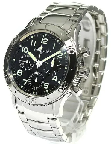 Breguet Type XX - XXI - XXII 3800 39mm Stainless steel Black 1