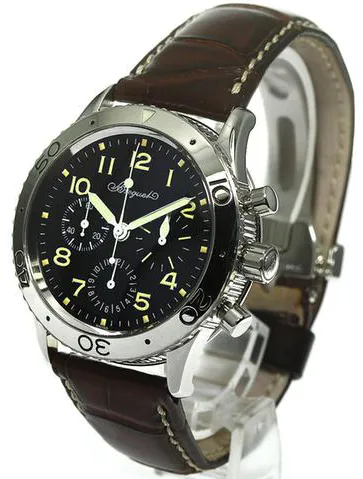 Breguet Type XX - XXI - XXII 3800 39mm Stainless steel Black 1