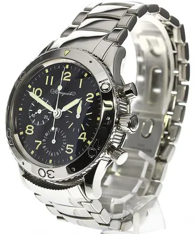 Breguet Type XX - XXI - XXII 3800 39mm Stainless steel Black 2