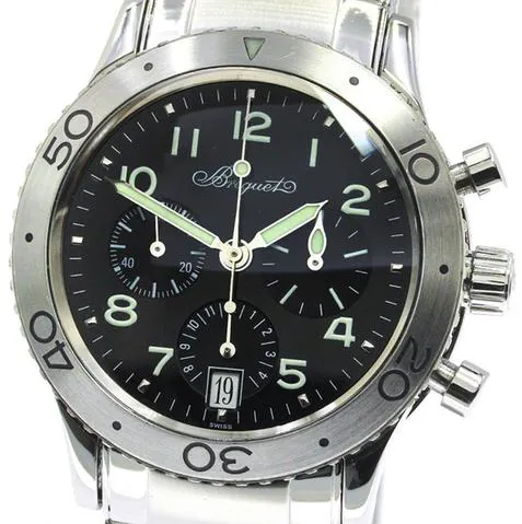 Breguet Type XX - XXI - XXII 3820 39mm Stainless steel Black