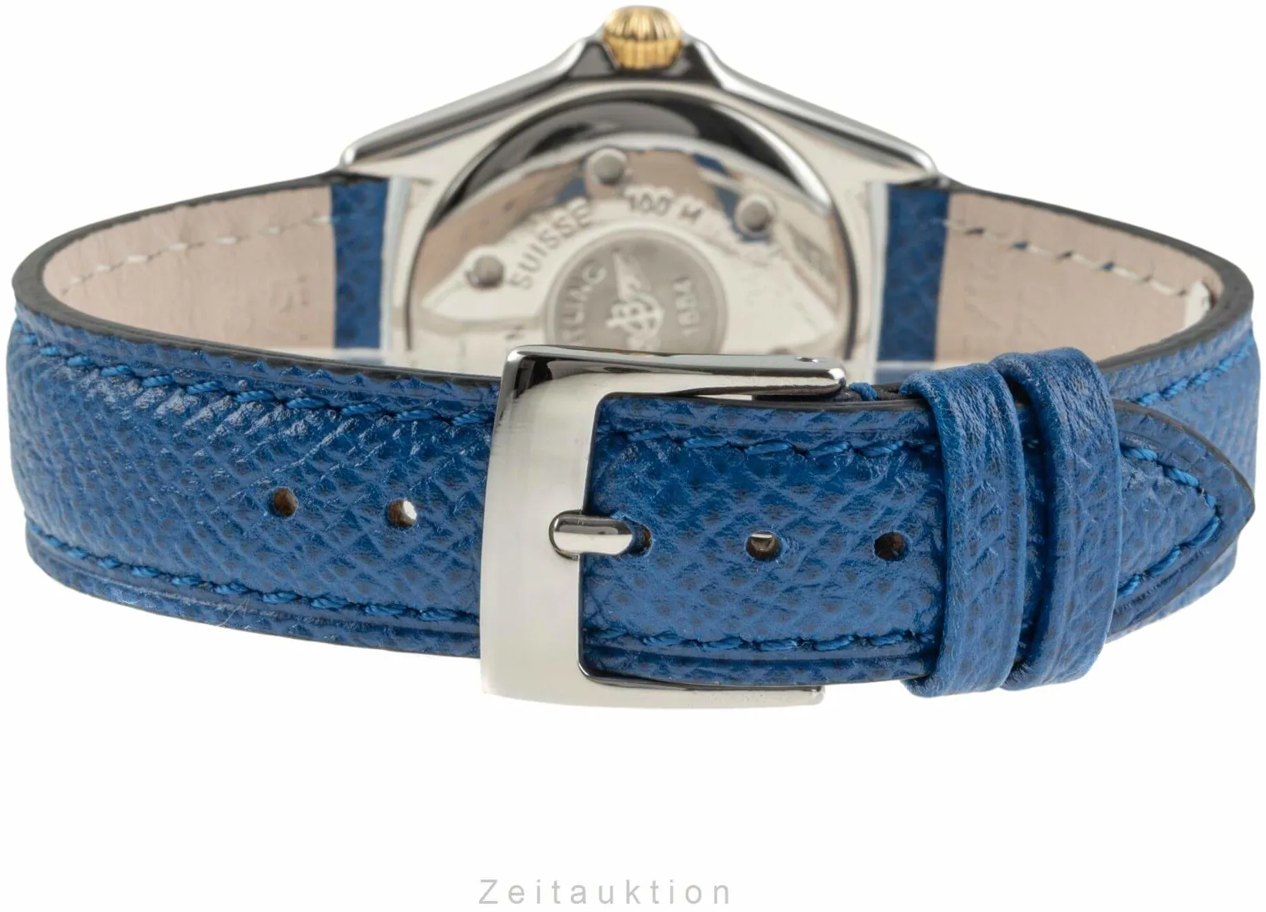 Breitling Callistino B52045 28mm Yellow gold and Stainless steel Blue 10