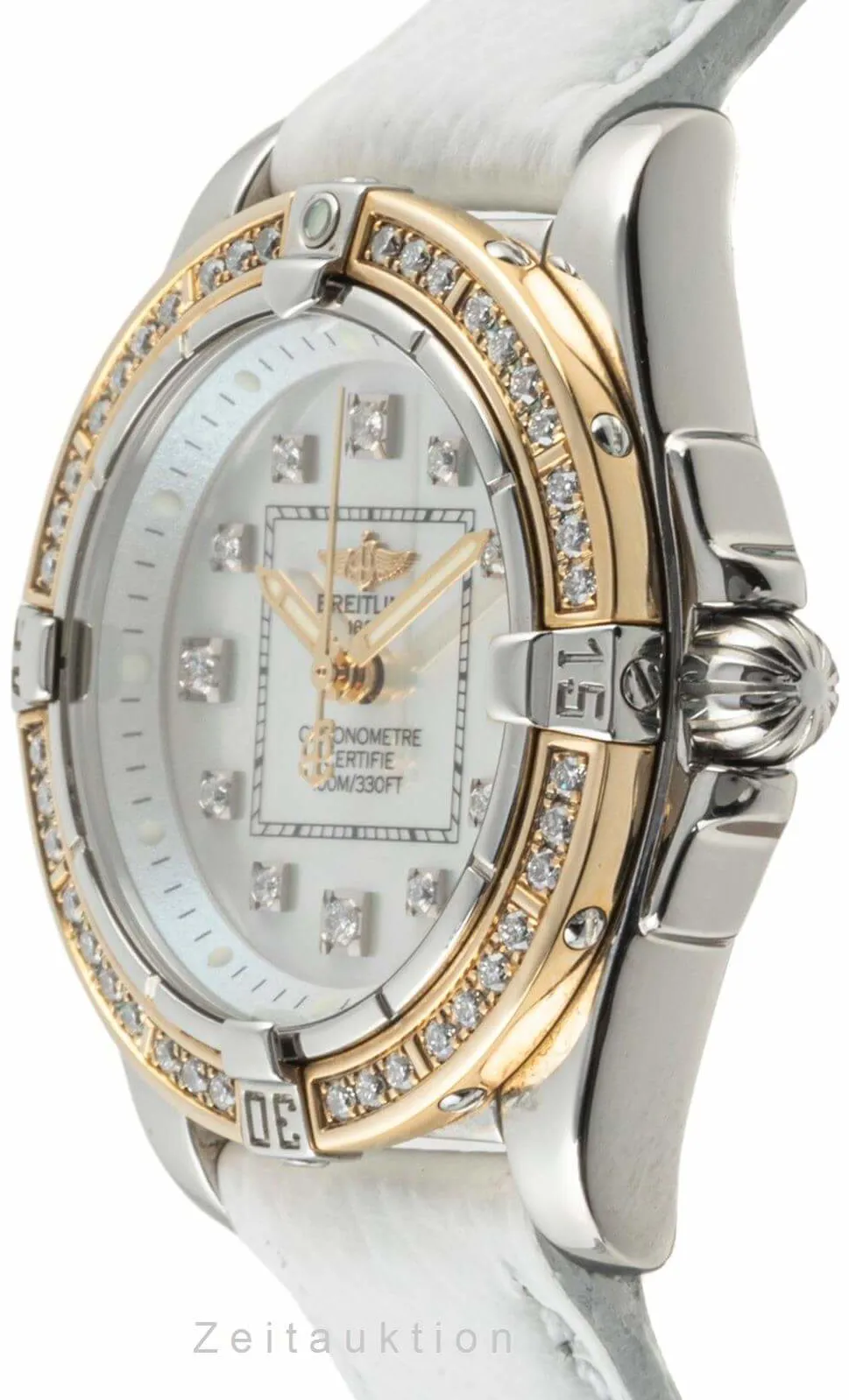 Breitling Cockpit D71356 32mm Yellow gold and Stainless steel 5