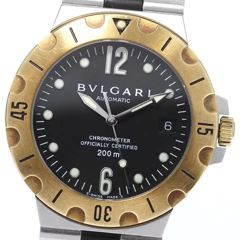 Bulgari Diagono SD38SG 38mm YG Black