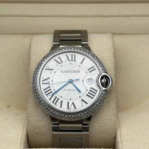 Cartier Ballon Bleu 42mm W69012Z4 42mm Stainless steel Silver