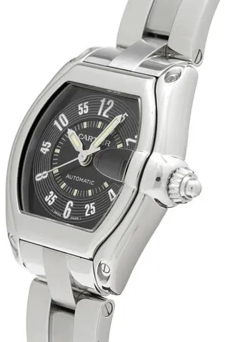 Cartier Roadster 2510 38mm Stainless steel Black 1