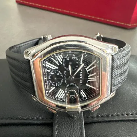 Cartier Roadster 2618 40mm Stainless steel Black